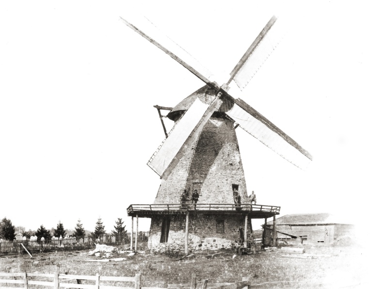 Fig 12b Edw Rappold grist mill by pioneer cemetery 1872